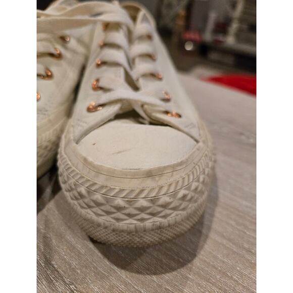 Converse Chuck Taylor All Star Craft Leather Ox Gold Women's Sneakers Size 7 - Picture 4 of 10